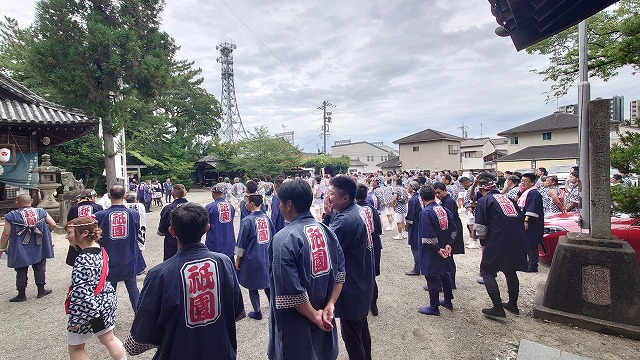 7/13御厨神社みこし渡御